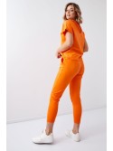 Damen-Sommerset mit Spitze, orange FK617 – Online-Shop – Boutique